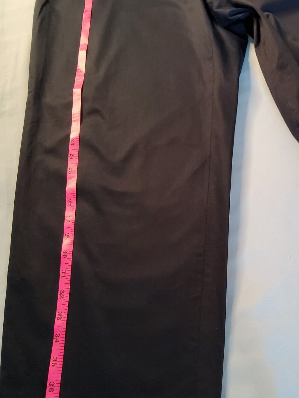 Talbots Navy Straight-Leg Stretch Pants - Picture 3 of 8